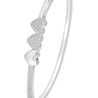 Peora Full of Love Zircon Silver Bracelet