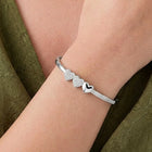 Peora Full of Love Zircon Silver Bracelet