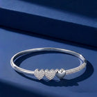 Peora Full of Love Zircon Silver Bracelet