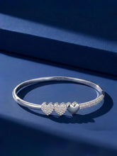 Peora Full of Love Zircon Silver Bracelet