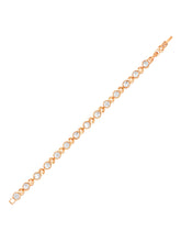 Twinkling CZ Golden Bracelet