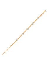 Sophisticated CZ Golden Bracelet