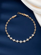 Chic CZ Golden Bracelet