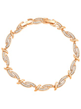 Stylish CZ Golden Bracelet