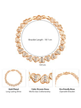 Radiant Sparkle Golden Bracelet