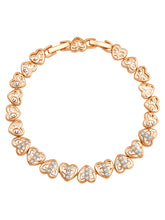 Radiant Sparkle Golden Bracelet