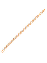 Modern CZ Golden Bracelet