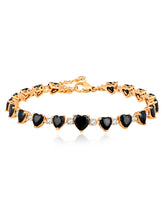 Elegant Sparkle CZ Golden Bracelet