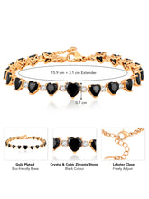 Elegant Sparkle CZ Golden Bracelet