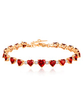 Elegant Sparkle CZ Golden Bracelet