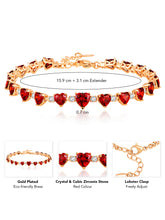 Elegant Sparkle CZ Golden Bracelet