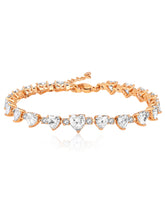 Elegant Sparkle CZ Golden Bracelet