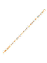 Charming CZ Golden Bracelet