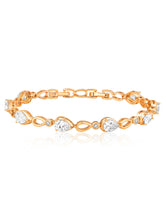 Charming CZ Golden Bracelet