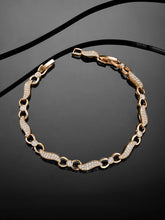 Versatile CZ Golden Bracelet