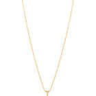 Peora Cushion Style CZ Gold Pendant Set