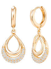 Peora Layered Loop Teardrop Pendant Set For Her