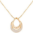 Peora Layered Loop Teardrop Pendant Set For Her