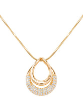 Peora Layered Loop Teardrop Pendant Set For Her