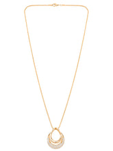 Peora Layered Loop Teardrop Pendant Set For Her