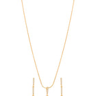 Peora Royal Story Purple Pendant Set For Women