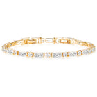 Delicate CZ Stones Studded Gold Bracelet
