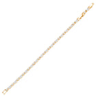 Delicate CZ Stones Studded Gold Bracelet