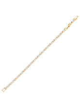 Delicate CZ Stones Studded Gold Bracelet