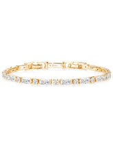 Delicate CZ Stones Studded Gold Bracelet