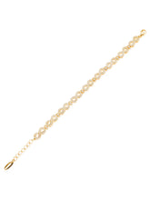 Infinity Wish CZ Gold Bracelet For Women
