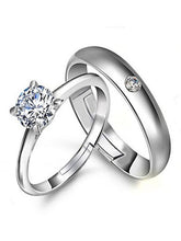 Elegance in Unity Solitaire Couple Rings