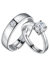 Elegance in Unity Solitaire Couple Rings