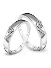 Infinite Love Solitaire Duo Rings