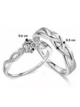 Timeless Union Classic Solitaire Couple Rings