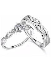 Timeless Union Classic Solitaire Couple Rings