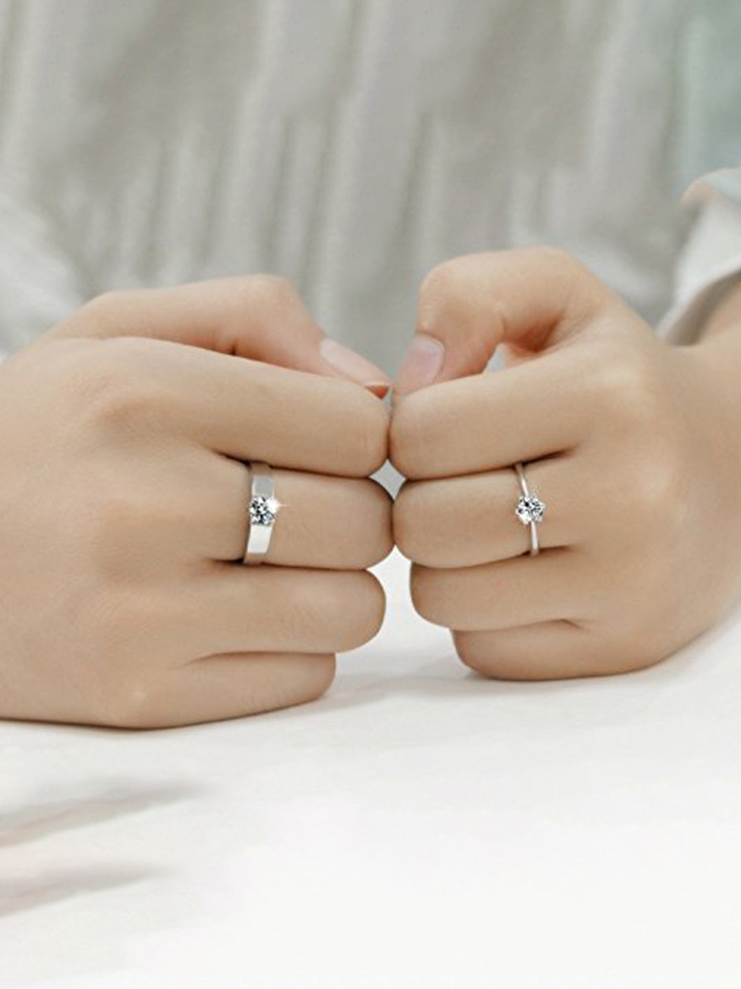 Harmonious Love Couple Rings