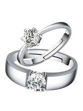 Couple Rings United in Harmonious Love