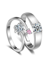 Timeless Love Solitaire Couple Rings