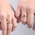 Classic Forever Gold Couple Band Rings