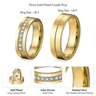 Classic Forever Gold Couple Band Rings