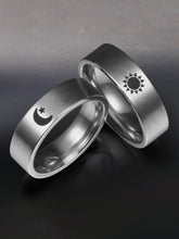 Lunar Harmony Sun and Moon Couple Rings