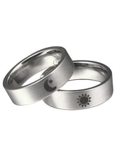 Lunar Harmony Sun and Moon Couple Rings