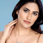 Heavenly Hues Blue Heart Necklace