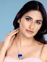 Heavenly Hues Blue Heart Necklace