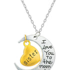 Moon & Heart Pendant – Dreamy Fashion Jewellery by Peora

