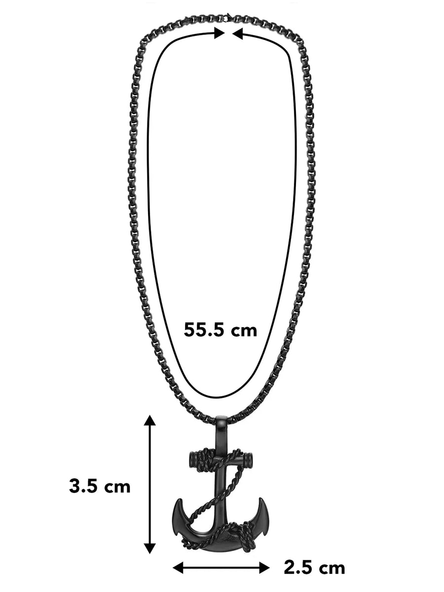 Sailor's Delight Anchor Pendant Chain