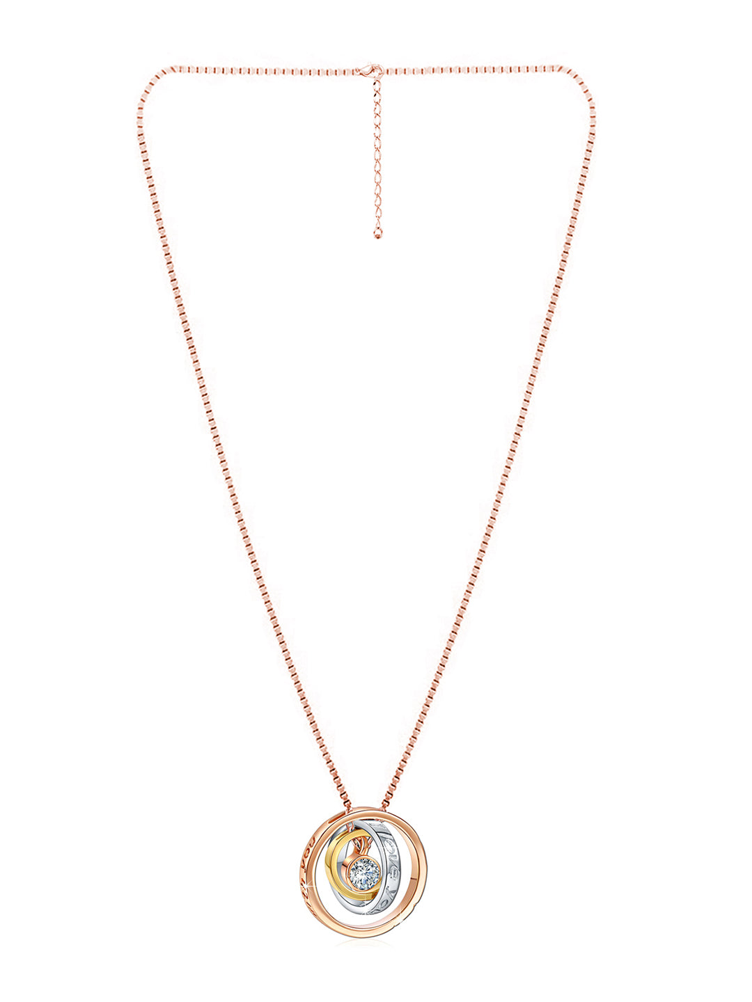 Heartfelt Message 'I Love You Mom' Pendant