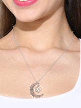 Lunar Love Half Moon Heart Necklace