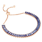 Rose Gold Plated CZ Crystal Pendant Set