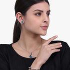 Peora AD Pendant Set & Bracelet - Elegant Matching Jewellery Set
